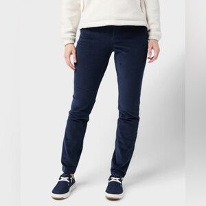 Stio Rivet Corduroy Straight Leg Pants Women’s Blue Size 2 Outdoor Casual